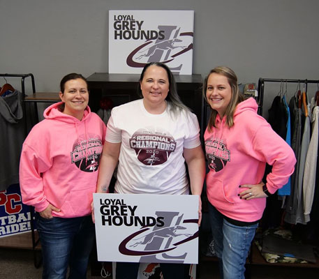 screen printing loyal greyhounds